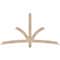 Ekena Millwork Davenport Smooth Timber Gable Bracket, Douglas Fir, 72"W x 39"H x 1 1/2"D x 3 1/2"F, 13/12 Pitch GBW072X39X0204DAV00SDF - alternate 1